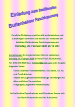 Faschingsumzug in Buttenheim 2020